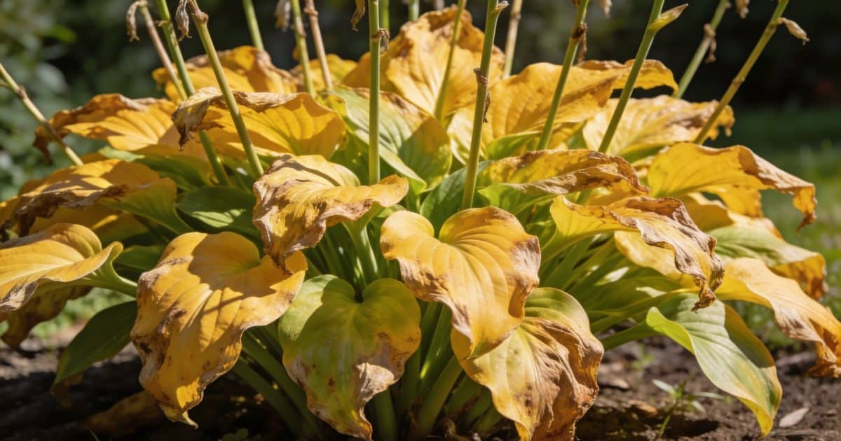 Elle jaunit, elle fane, elle rétrécit, et pourtant votre hosta n'est pas en train de mourir